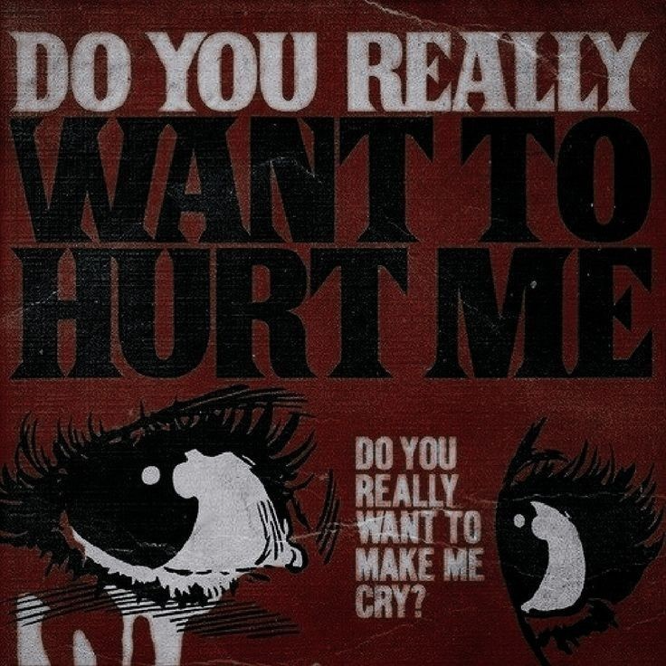 DoYouReallyWanttoHurtMe? Banner