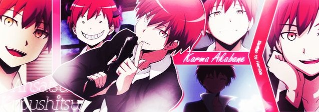 Karma Akabane Banner