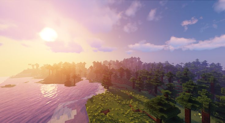 Minecraft nature Banner