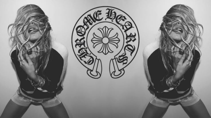 chrome hearts girl banner