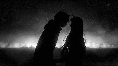 Black Anime romantic Banner