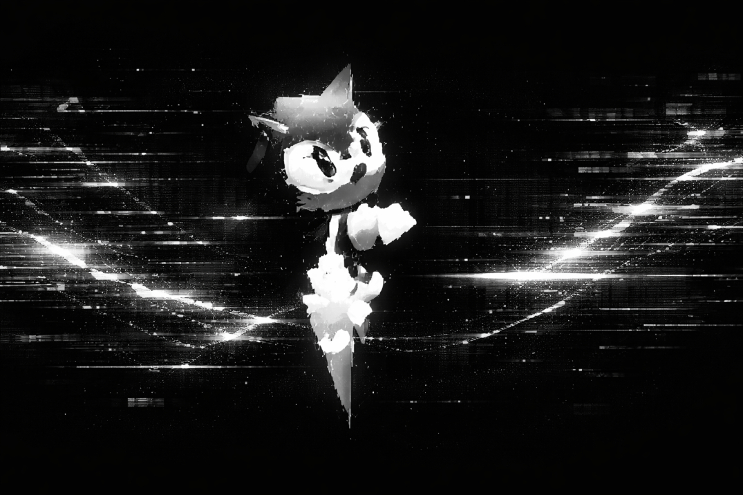 Black &amp; White Sonic Banner (Center) Banner