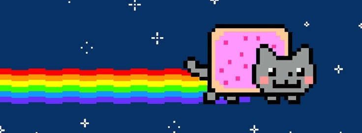 Rainbow cat