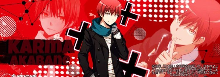 Karma Akabane Banner