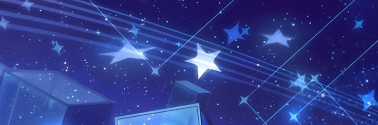 night blue stars