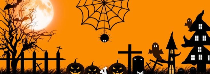 Anime Halloween Banner