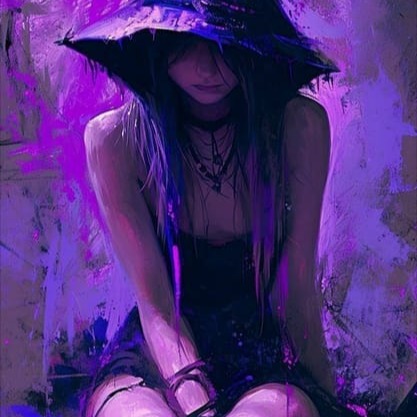 Purple Anime Profile Photo