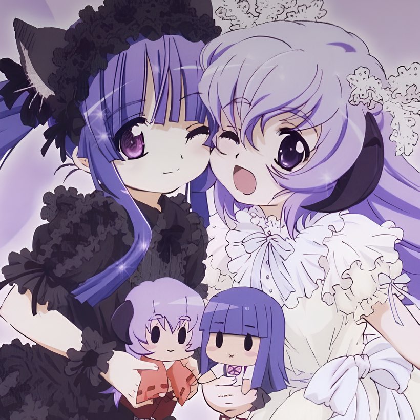 Rika Furude and Hanyuu Furude