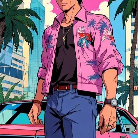 Retro Anime Profile Photo