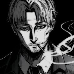 Anime Guy Smoking