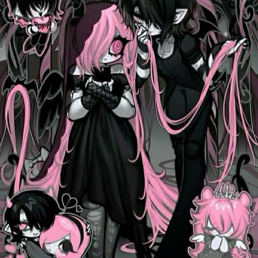 Goth Anime Profile Icon