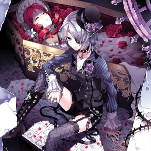 Goth Anime Profile Avatar