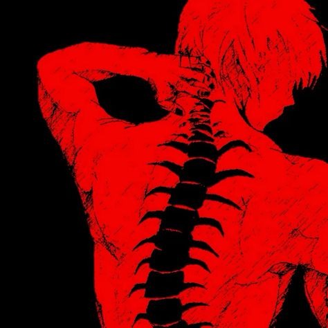 Aesthetic Red Profile Photo