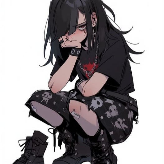 Goth Anime Display Picture