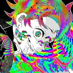 Glitchcore Anime