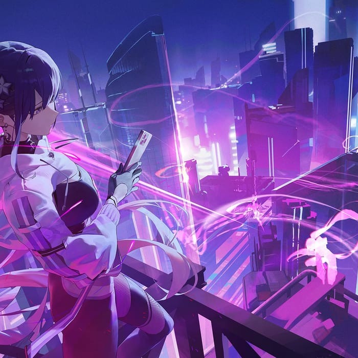 Purple Anime Profile Picture