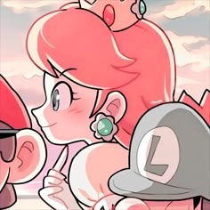 Peach And Daisy Matching