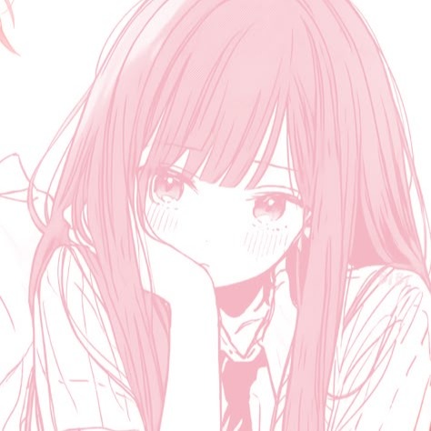 Pink Anime Aesthetic Profile Icon