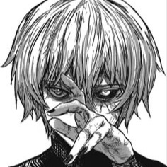 Manga Black And White User Icon