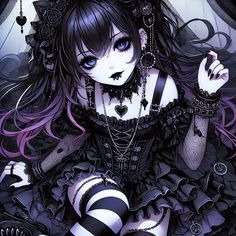 Goth Girl Pfp