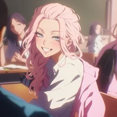 Pink Hair Anime