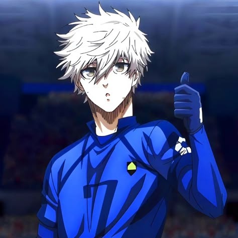 Anime Blue User Icon