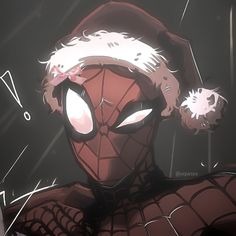 Xmas Spiderman / Black &amp; white spiderman