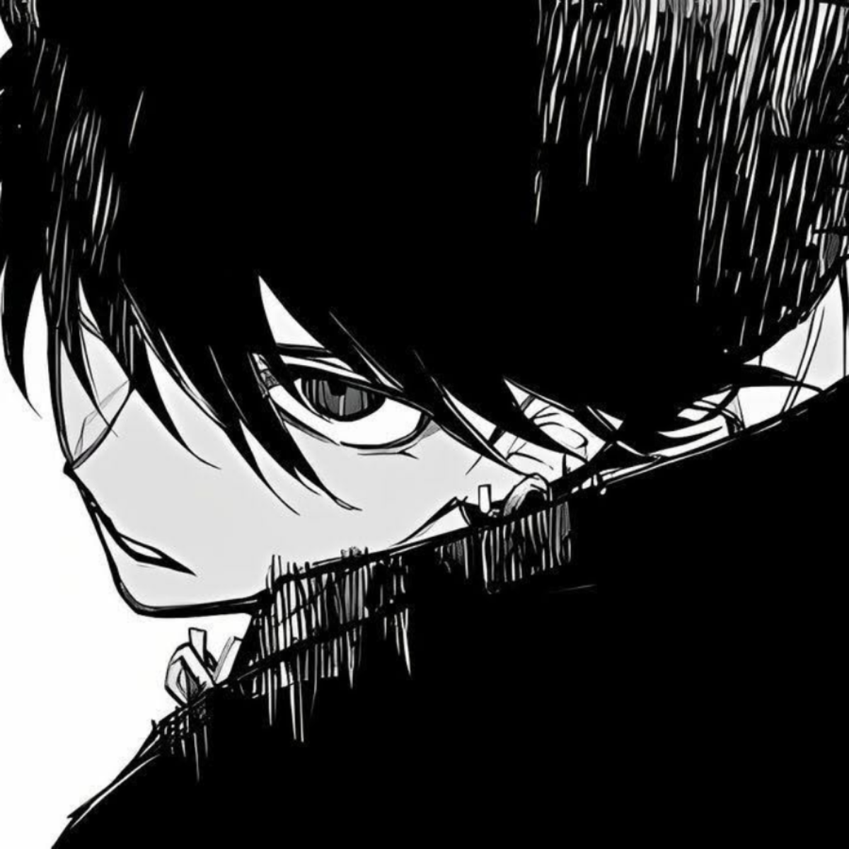 cool black and white pfp