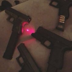 Gun With Laser Aesthetic