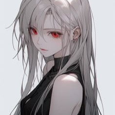 Anime White Hair Display Picture