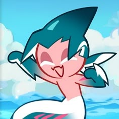 Sorbet Shark Cookie