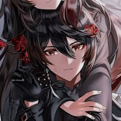 Hu Tao And Zhongli Matching