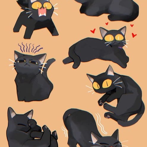 Black Cat Pfp
