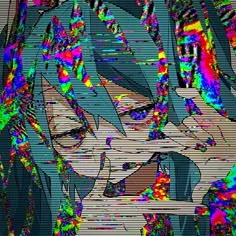 Glitchcore Anime