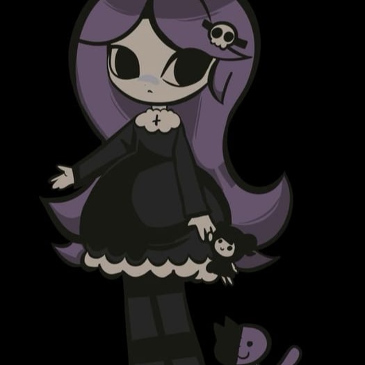 Goth Anime Account Avatar
