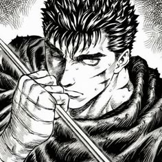 Guts Berserk Manga