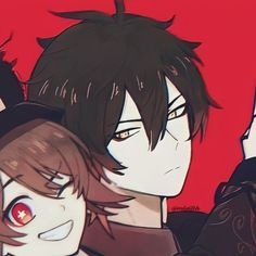 Hu Tao And Zhongli Matching