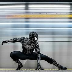 Black Suit Spider Man