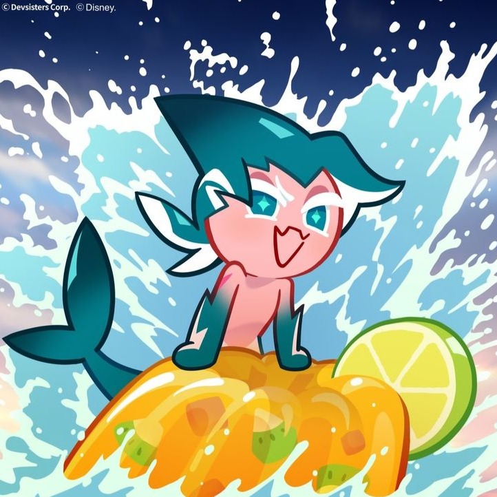 Sorbet Shark Cookie