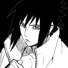 Sasuke Black And White
