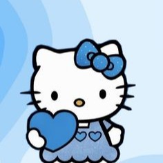 Blue Hello Kitty