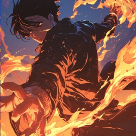 Fire Anime Display Picture