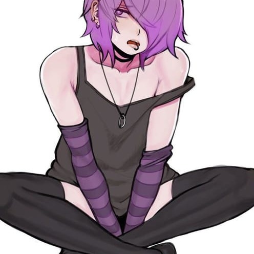 Goth Anime Profile Icon