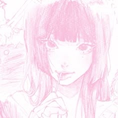 Pink Anime Icon