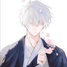Anime White Hair Avatar