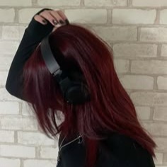 Dark Red Hair