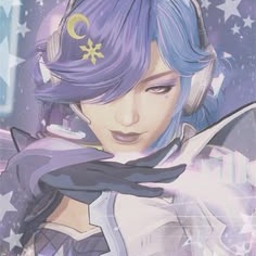Luna Snow Sticker