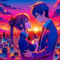 Anime Couple Account Avatar