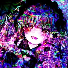 Glitchcore Anime