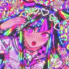 Glitchcore Anime